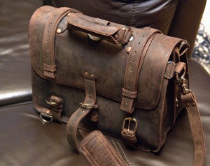 leather briefcase