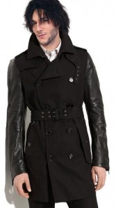 leather trench coat