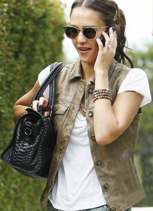 women leather vest