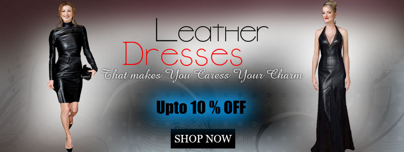 Women's Leather Dresses 