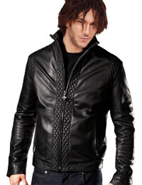 Fancy and Stylish Leather Bomber Jacket :  bomber jacket fancy leather jacket mens leather jacket mens clothing