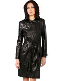 Stylish Belted Leather Dress | Women Leather Dresses Online :  black dress leather clothing leather dress leather coats