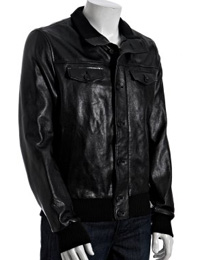 Youthful Ribbed Fall Leather Jackets from leathericon.com
