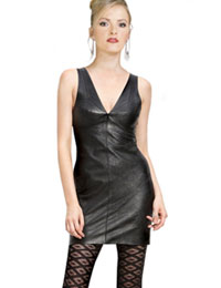 Deep V Christmas Leather Dress | Christmas Party Dresses :  christmas party dress christmas dress womens leather dress christmas leather dress