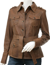 Front Tie-up Fall Leather Jacket | Womens Leather Jackets :  leather jacket for women fall leather jackets leather jackets for fall fall leather trends