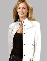 White Leather Jacket for New Year Party :  womens leather jacket white leather jacket new year dresses leather jacket for women
