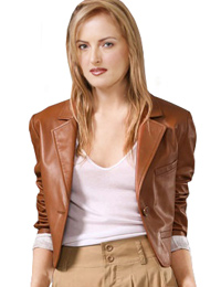 Awesome Cropped Leather Jacket Specially for Youth Day from leathericon.com
