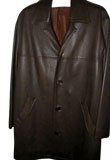 Leather Blazer Men | Classy Leather Blazer with Notch Collar 