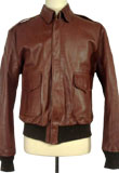 Spectacular Leather Bomber with Stretchable Waist