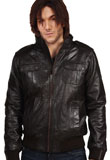 Breathtaking Pocketed Leather Jacket for Men