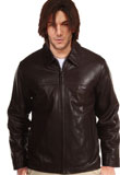 Mens Dashing Leather Bomber Jacket 