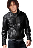 Sexy Leather Jacket with Trendy Design