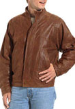 Boris Leather Bomber