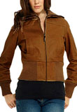 Jacket Style Women Leather Bomber 