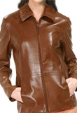 Casanova Leather Bomber