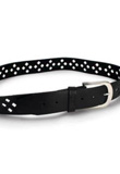 Diamond Motif  Leather Belt