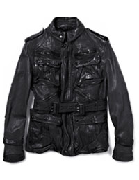 Military Style Leather Jacket | Celebrity Leather Jackets