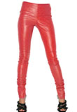 Celebrity Style Tight Leather Pants