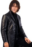 Chic Fashionable Leather Coat