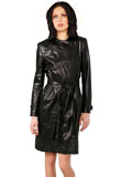 Stylish Belted Leather Dress | Women Leather Dresses Online  