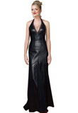 Leather Halter Gown | Leather Dresses