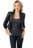 Classy Short Leather Jacket