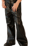 Five Pocket Kids Leather Pant | Leather Pants for Boys