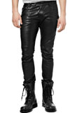 Balmain Style Leather Pants for Men