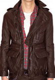 Balmain Style Mens Leather Jacket Online