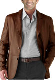 Mens Leather Blazers | Office Wear Leather Blazer