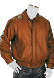 Office Wear Soft Lamb Leather Blazer for Mens