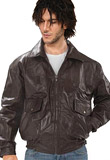  Shirt Collar Easter Leather Jacket | Mens  Leather Clothing