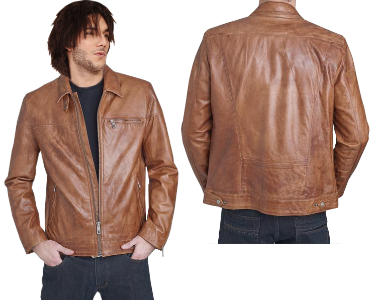 Spring Leather Jacket Leather Jacket for Men