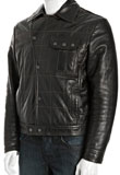 Spring Leather Bomber Jacket | Mens Spring Jacket