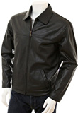Shirt Collar Styled Leather Jacket | Thanksgiving Day Gifts