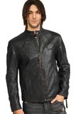 Trendy Cross Designed Leather Jacket for Youth Day