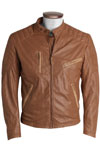 Caramel Biker Leather Jacket