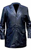 Buy Online Black Leather Blazer