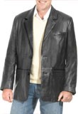 Buy Cheap Soft Mens Leather Blazer