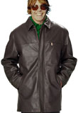 Cheap Cowhide Leather Coat