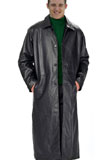 Mens Full Length Leather Coat