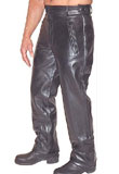 Reversible Lining Leather Pant Unzipped legs Dry Weather Pants