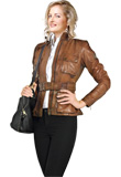 Belted Premium Leather Jacket