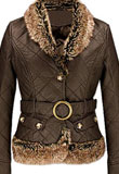 Quilted Premium Leather Jacket for Women