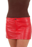 Astonishing Mini Leather Skirt