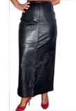 Beautiful Fitted Leather Skirt 