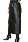 Flattering Leather Skirt 