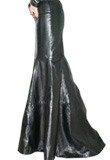 Buy Online Astonishing Long Leather Skirt