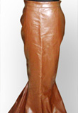 Leather Skirt | Fish Cut Leather Skirt