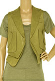 Attractive St Patricks Day Leather Vest for Womens